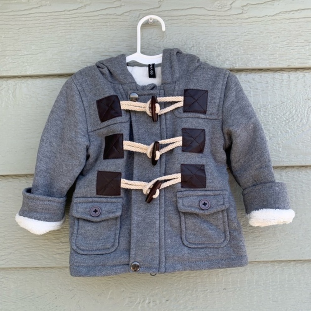 VANGULL Gray Childrens Coat